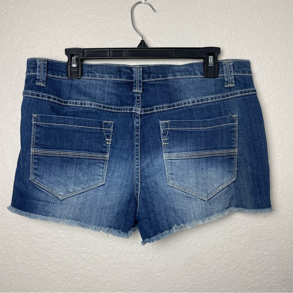 Forever 21 Indigo Denim Shorts Size 30 - Picture 6 of 8